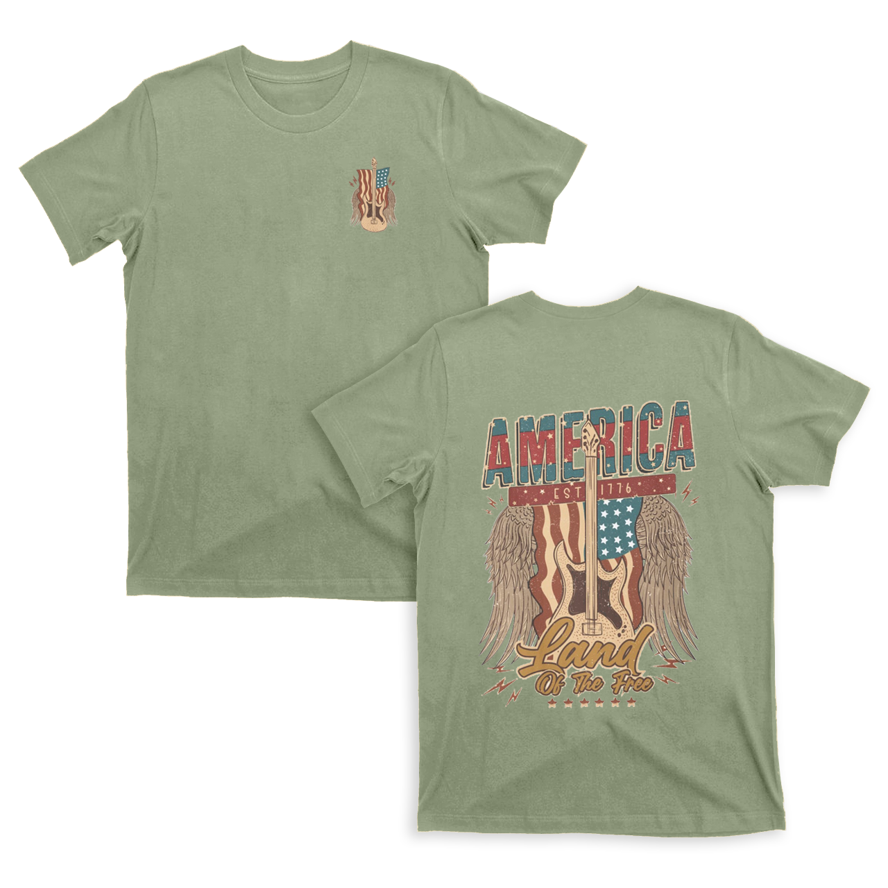 4th of July,Land Of The Free T-Shirts