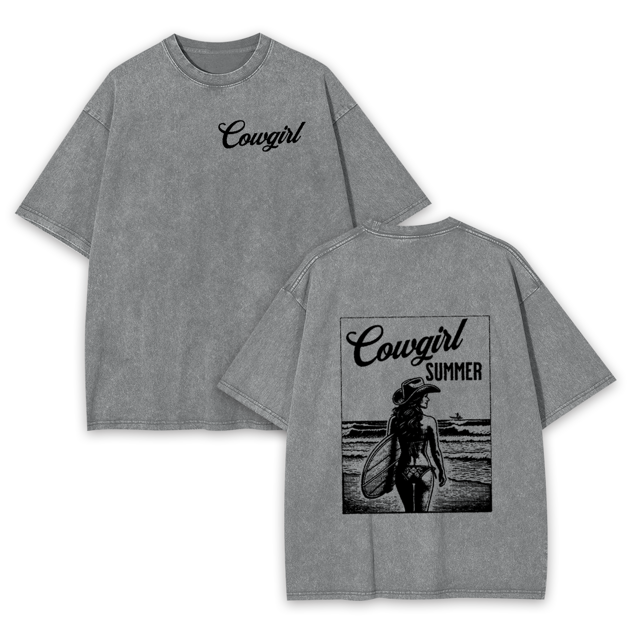 Cowgirl Summer Garment-dye Tees