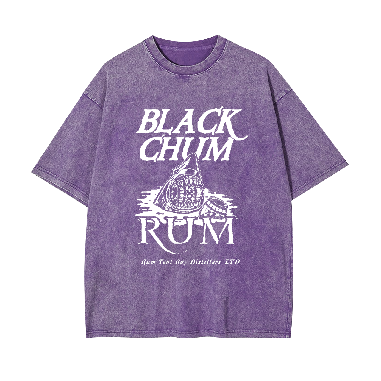 Black Chum Rum Garment-dye Tees