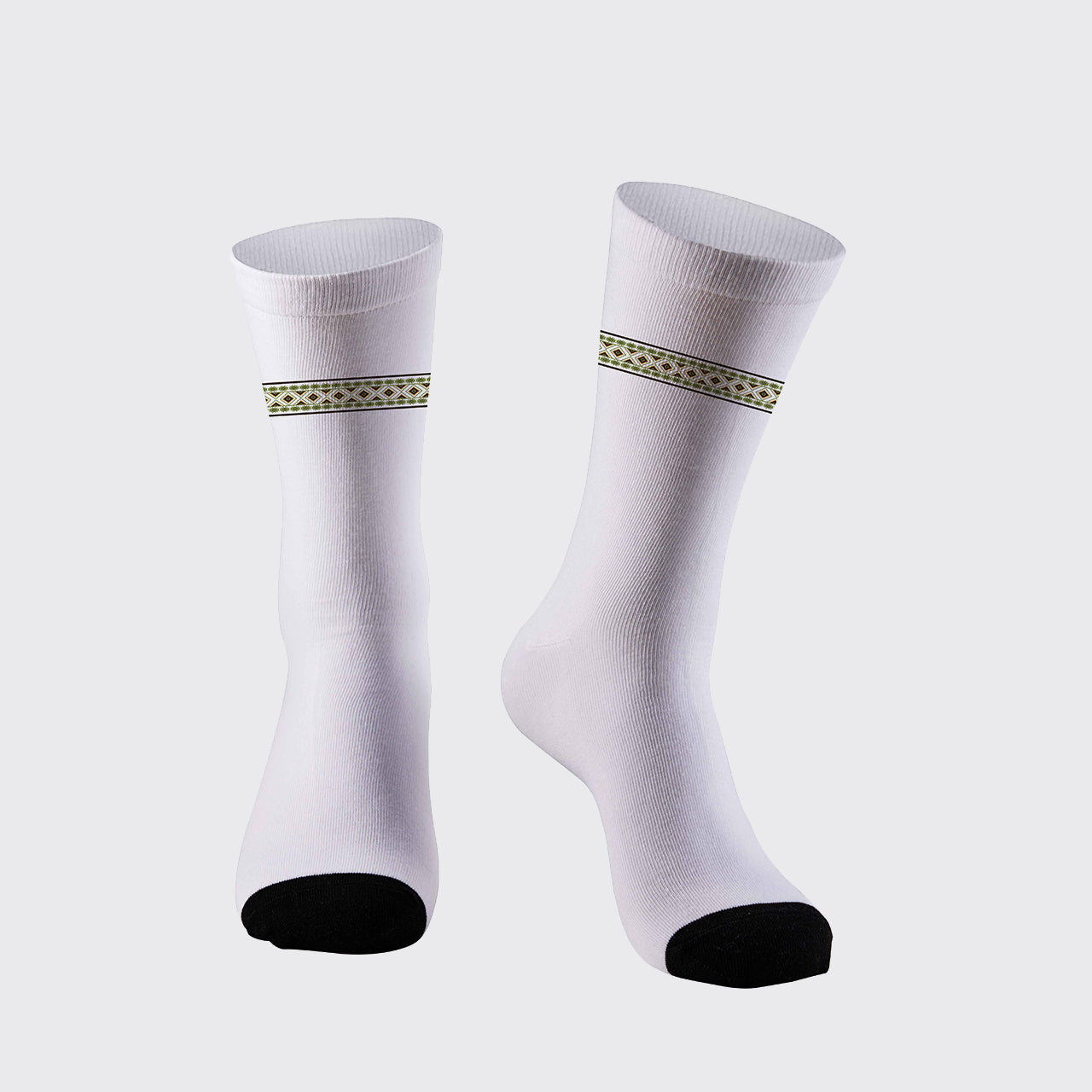 Cowboy Riding Pattern Printed Cotton Socks