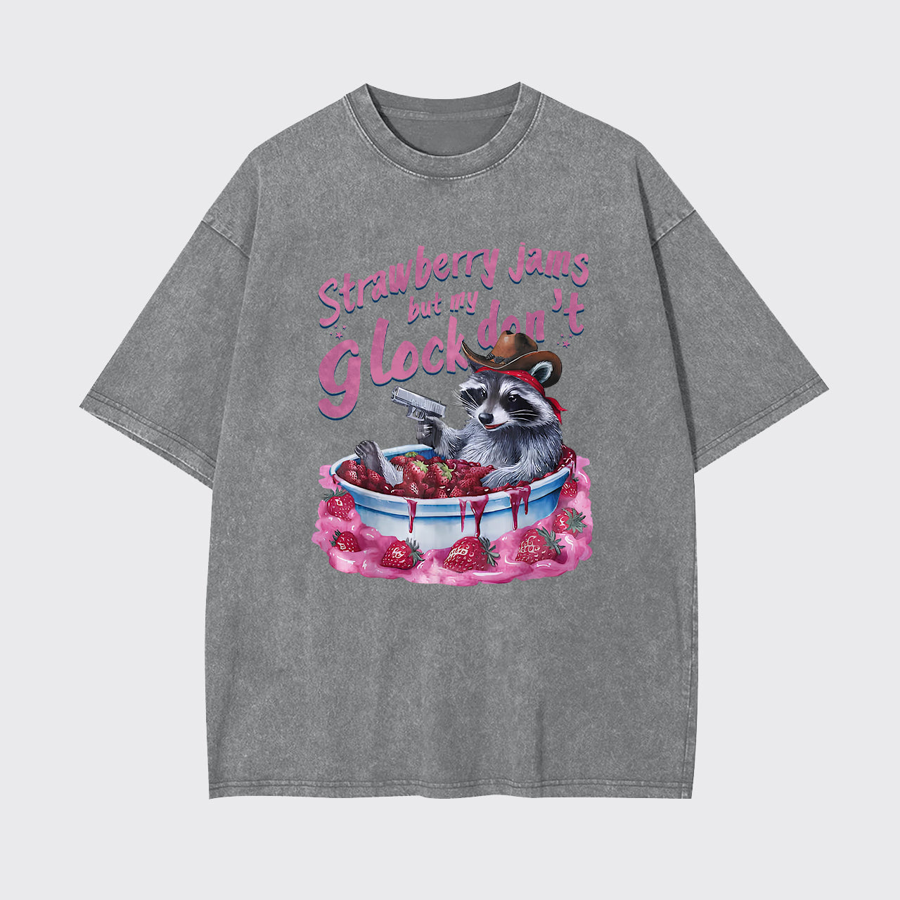 Let's Soak In The Strawberry Bath Garment-dye Tees