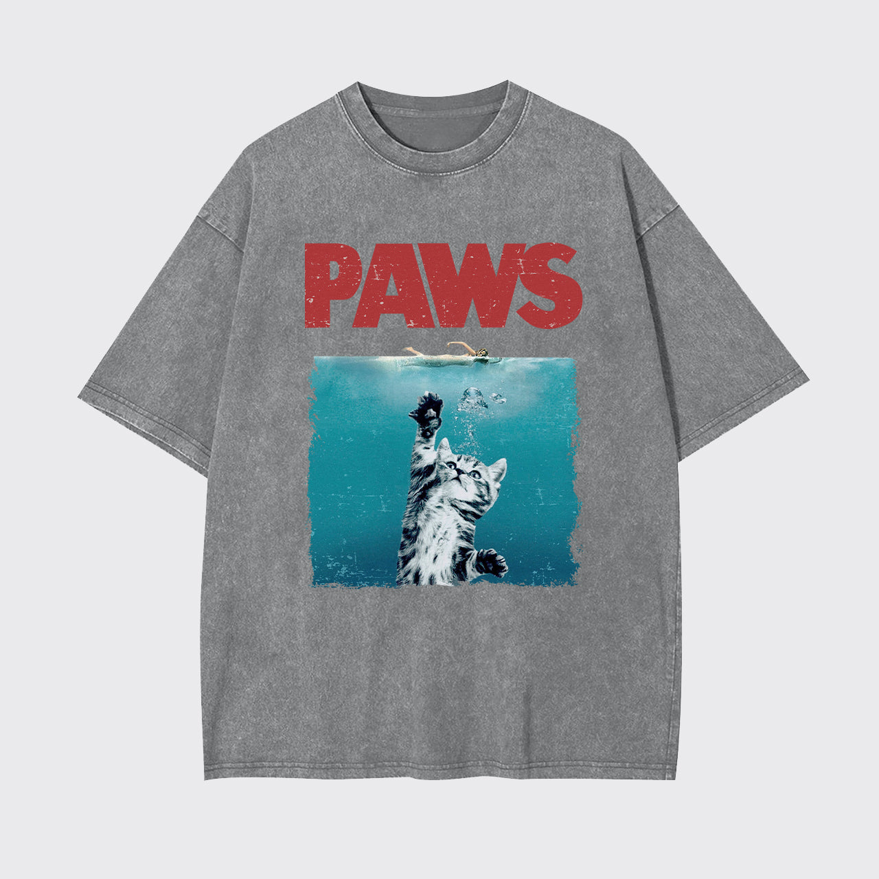 Paws Kitten Jaws Garment-dye Tees
