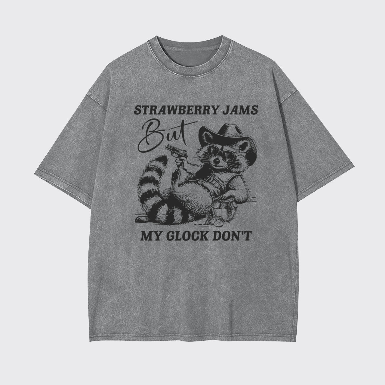 Funny Trash Raccoon Garment-dye Tees