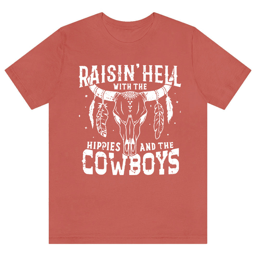 Raisin Hell With The Hippies T-shirts