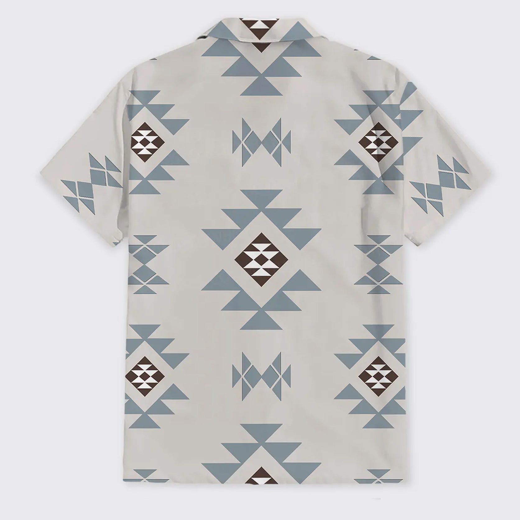 Aztec Pattern Design Button Up Shirts_3