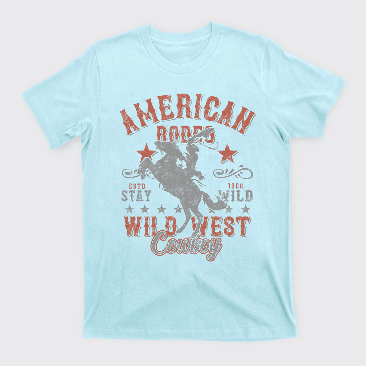 American Rodeo Wild West Cowboy T-Shirts