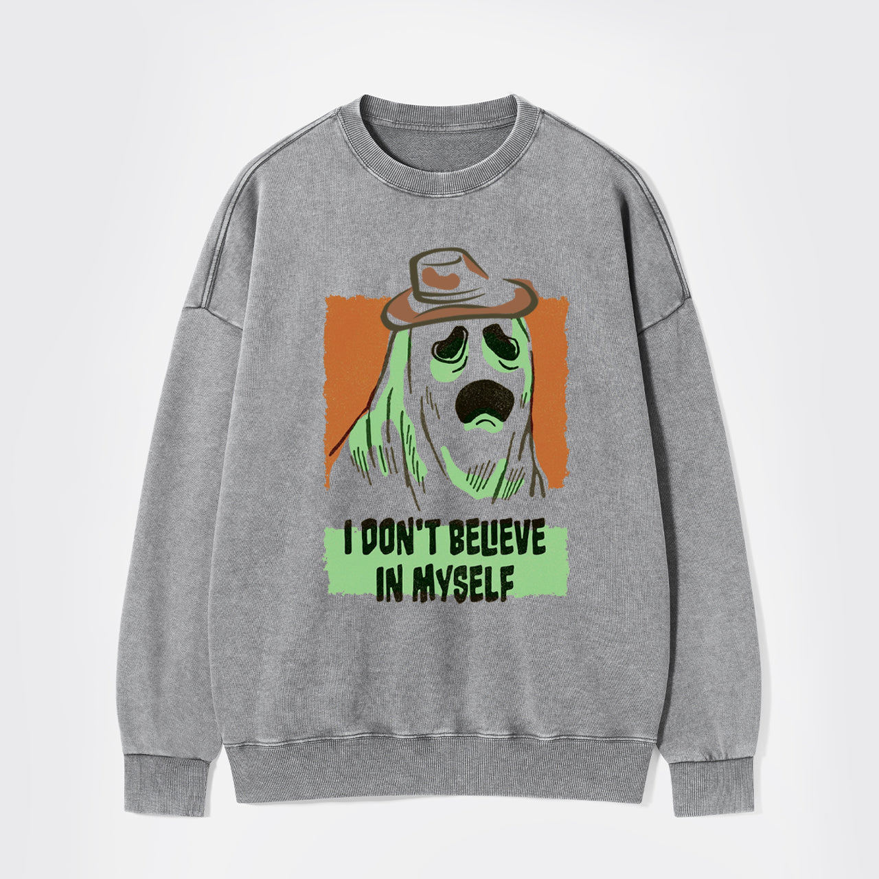 Halloween Ghosts in Therapy Washed Sweatshirts