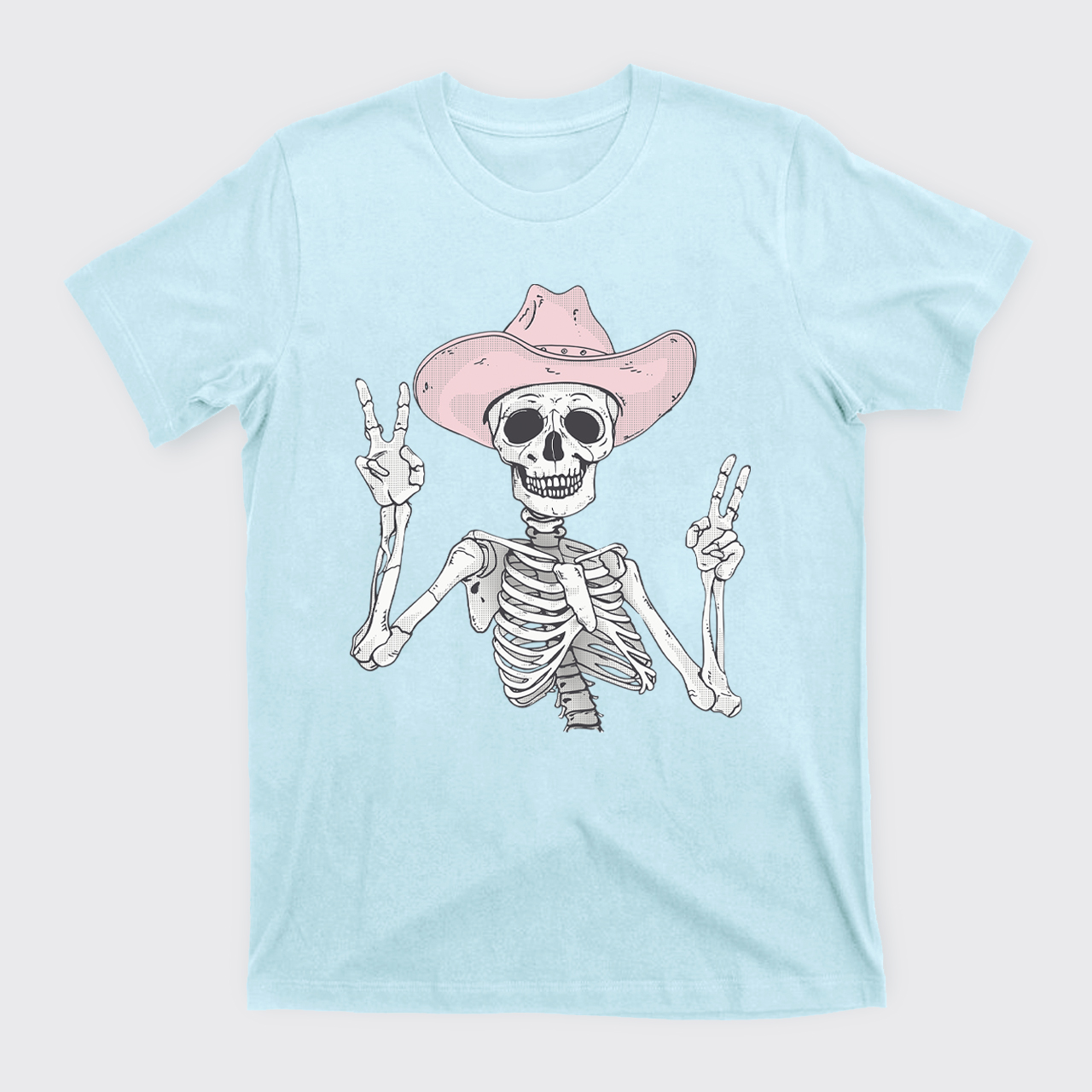 The Pink Skull Is Halloween T-Shirts