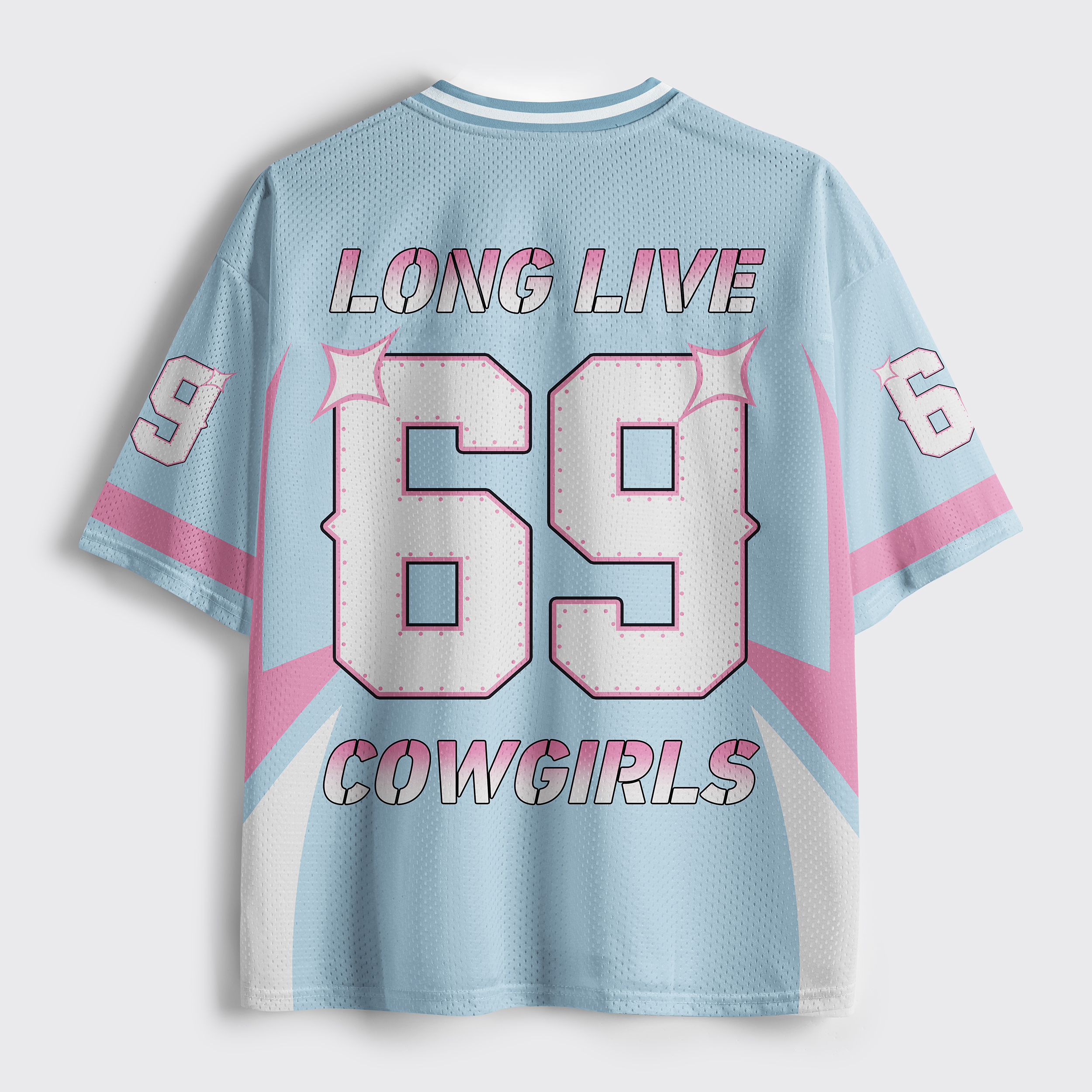 Personalized Long Live Cowgirls Mesh Jersey
