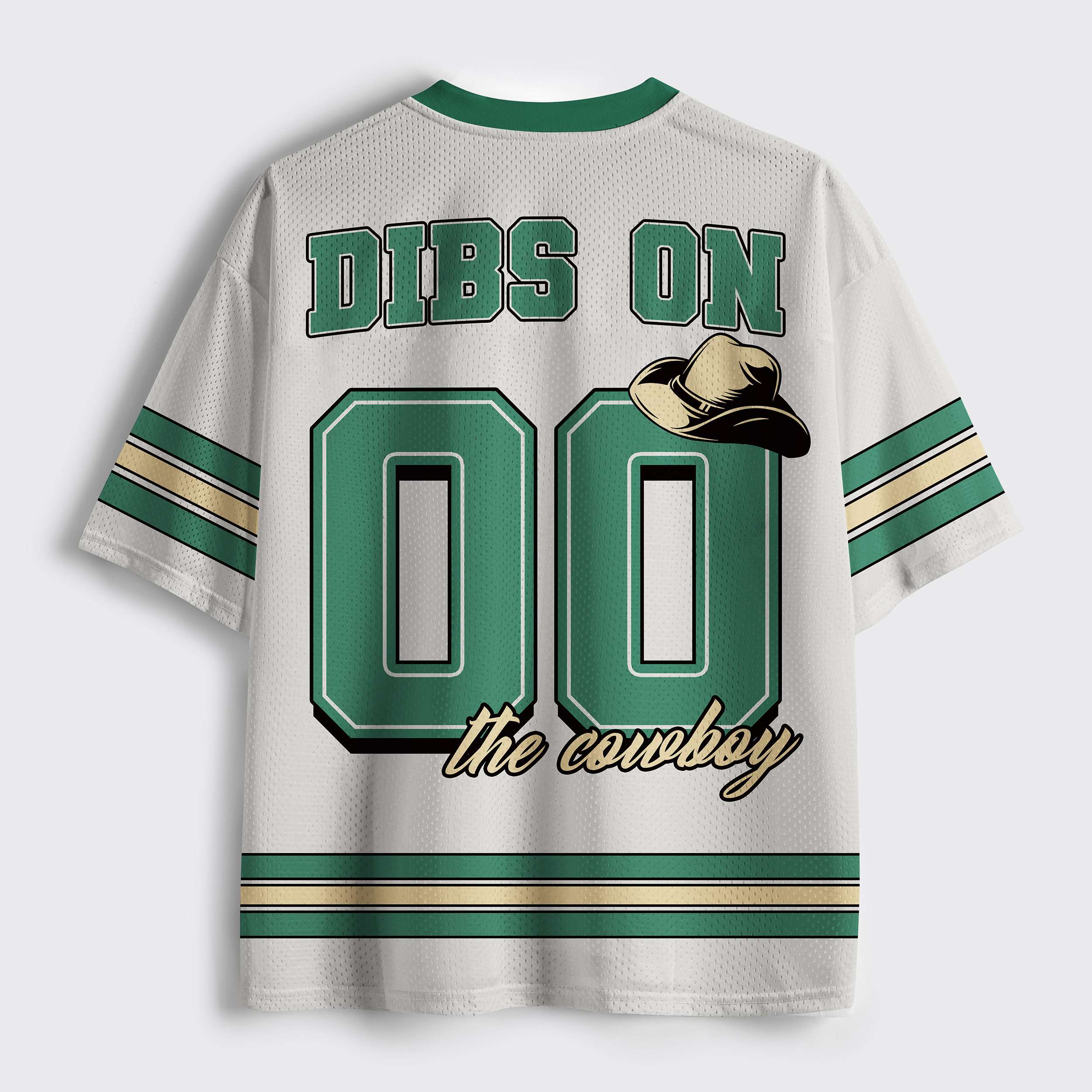 Personalized Dibs On The Cowboy Mesh Jersey