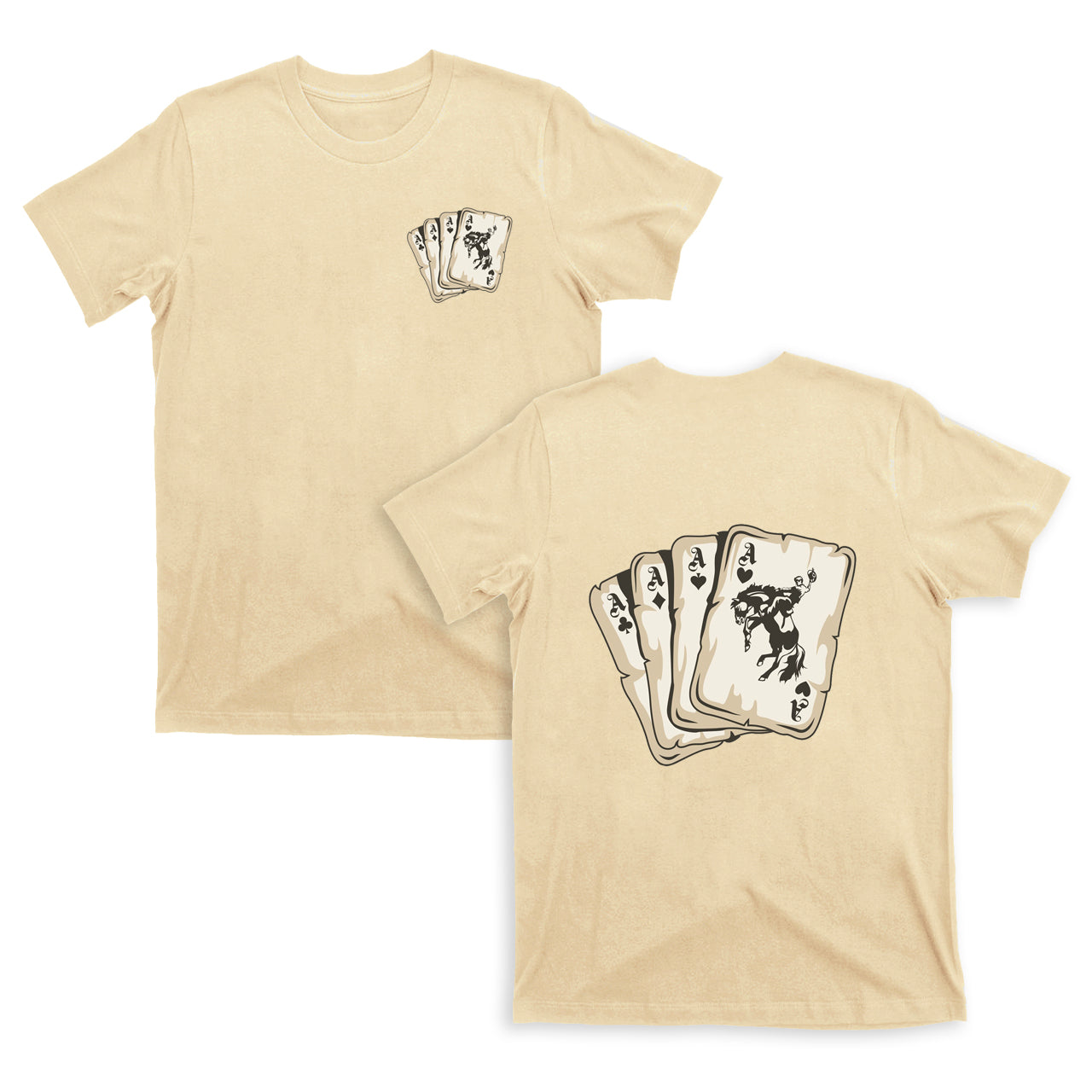 Cowboy Playing Cards  T-Shirts