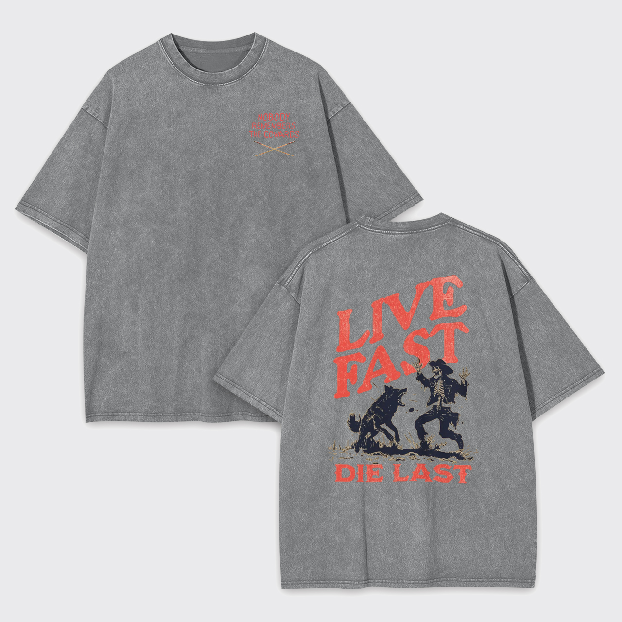 Live Fast Die Last Decoy Garment-dye Tees