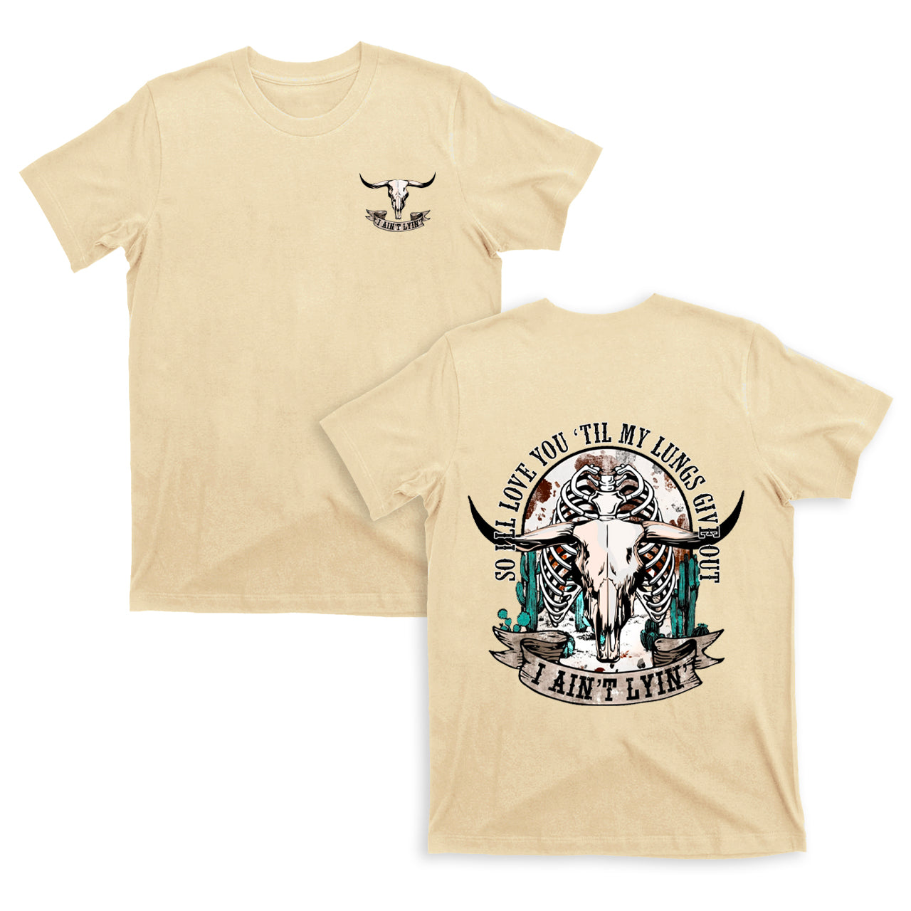 So I'll Love You Til My Lungs Give Out Valentine T-Shirts