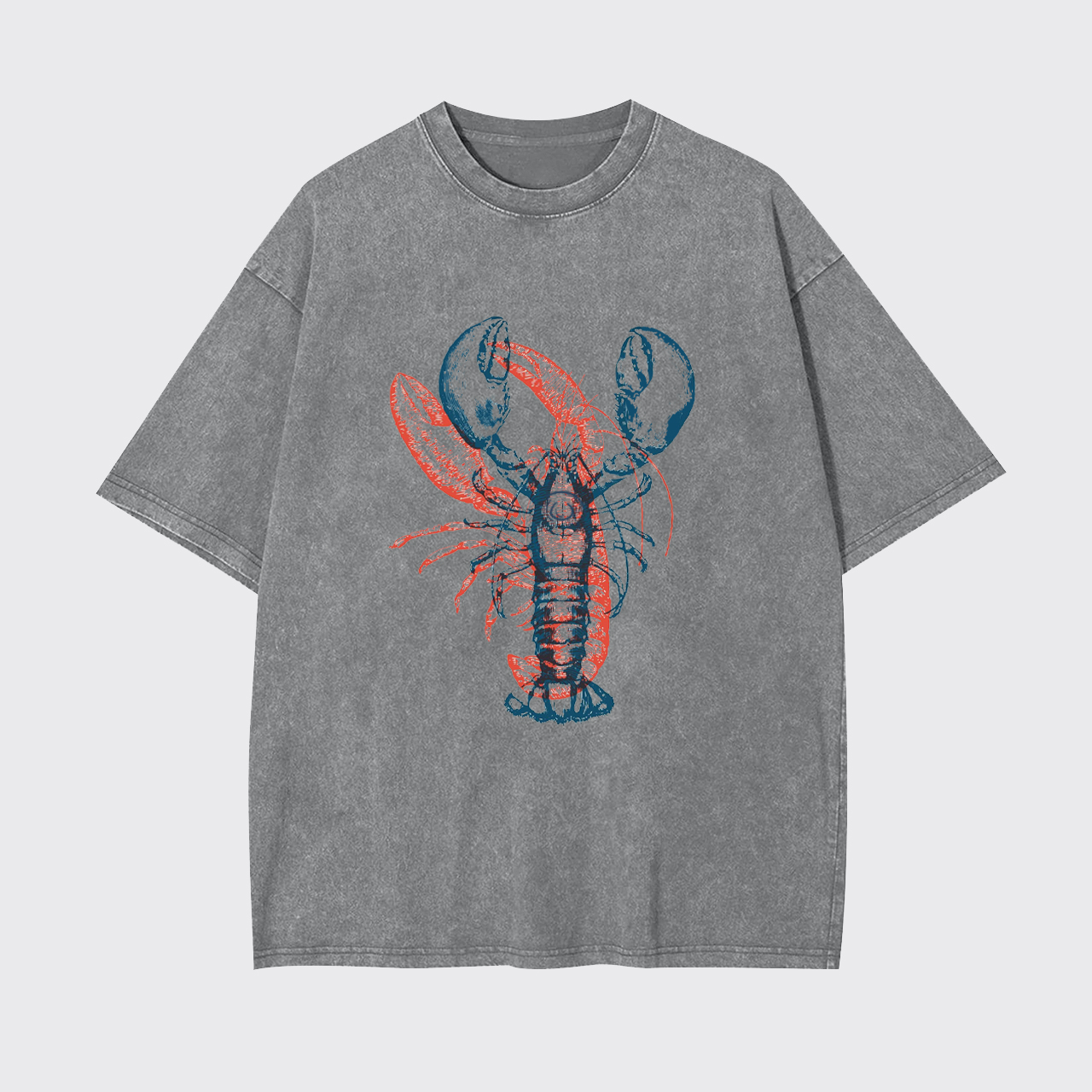 Lobster Cowboy of the Sea Garment-dye Tees