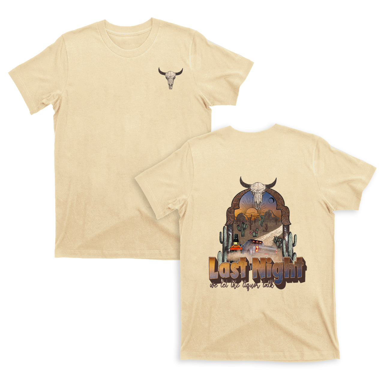 We Let the Light Talk Last Night Cowboy T-Shirts