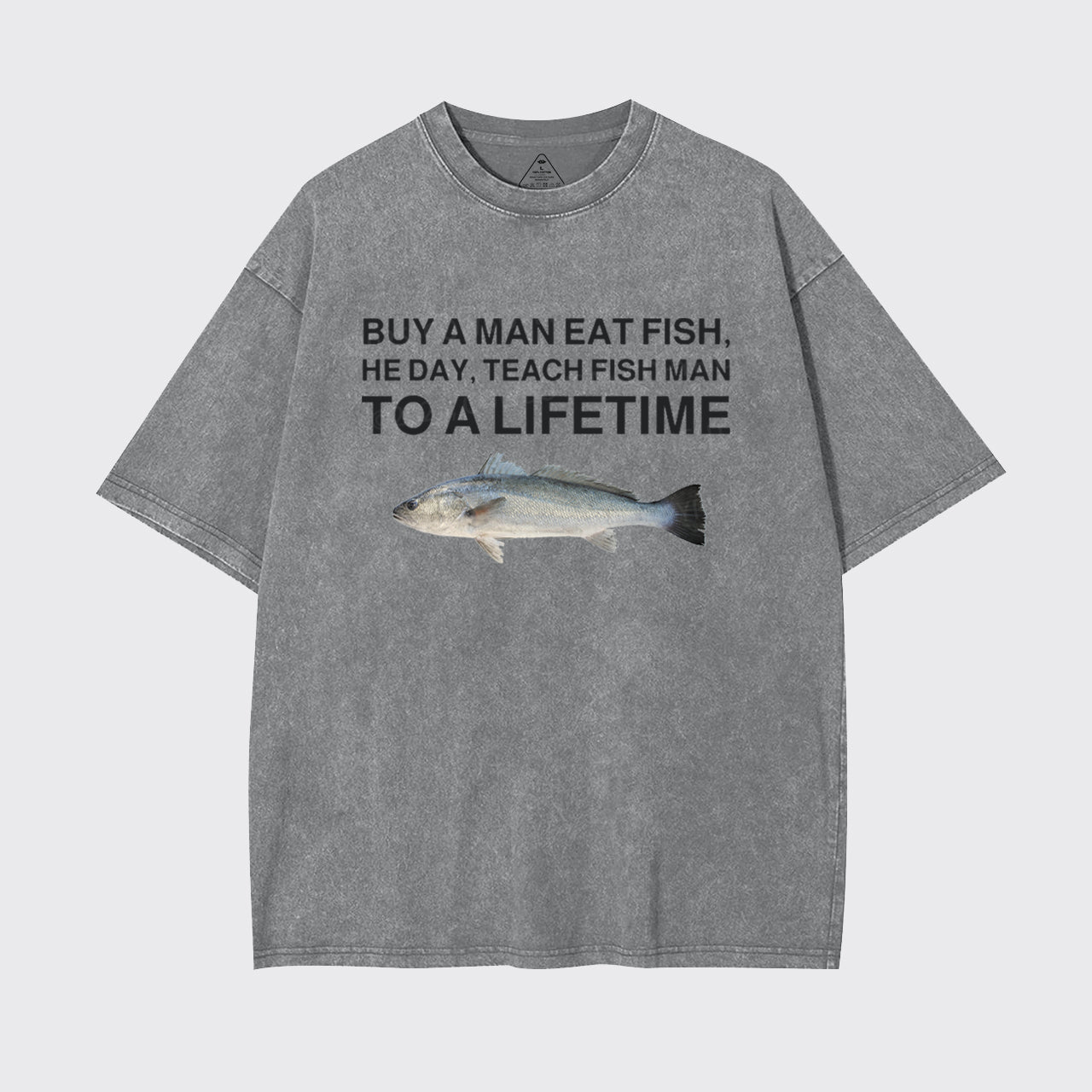 Buy A Man Eat Fish Garment-dye Tees
