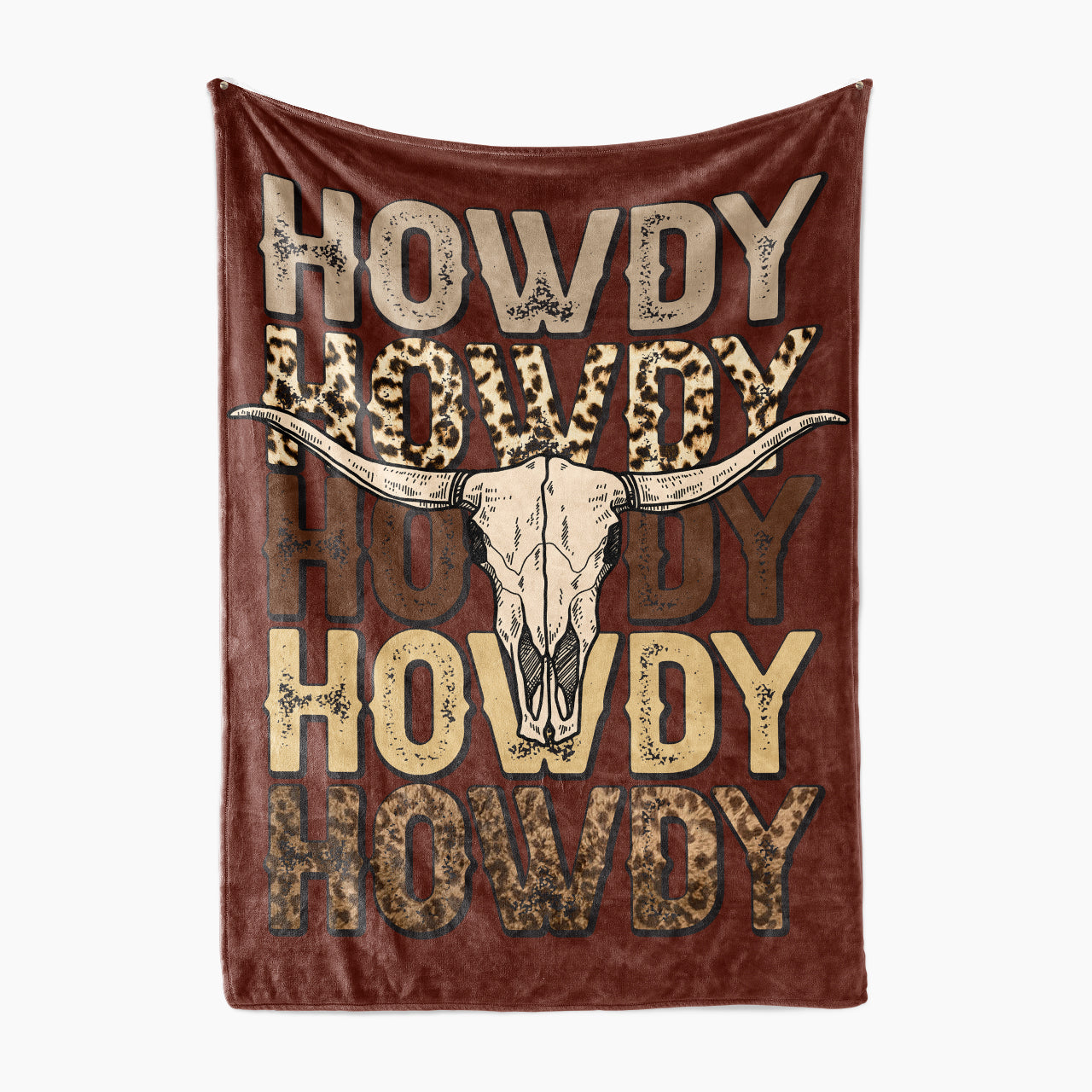 Howdy Lightening Longhorn Blanket