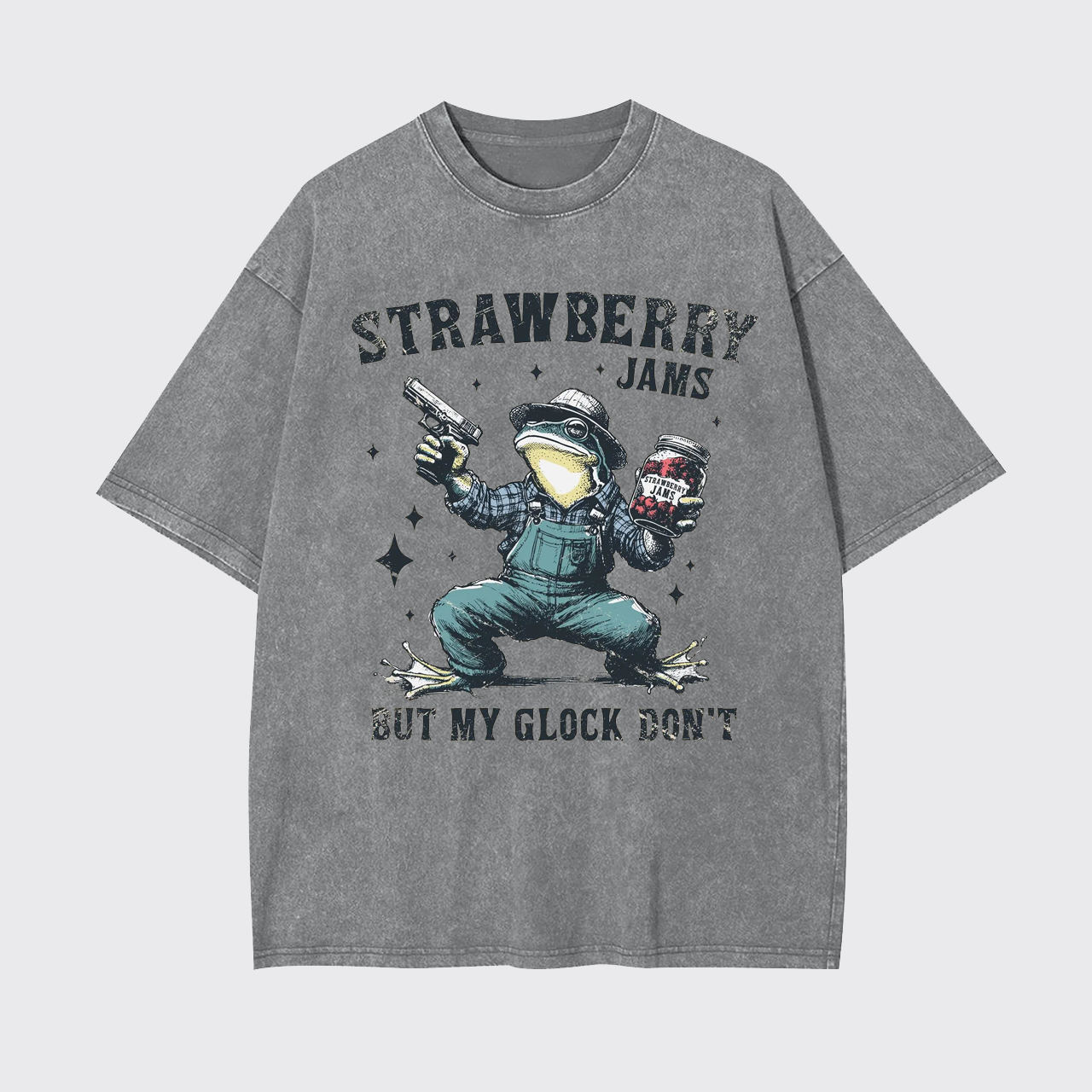 Sarcastic Strawberry Jams Garment-dye Tees
