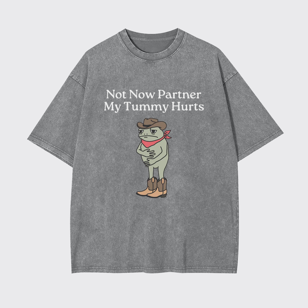 Not Now Partner My Tummy Hurts IBS Garment-dye Tees