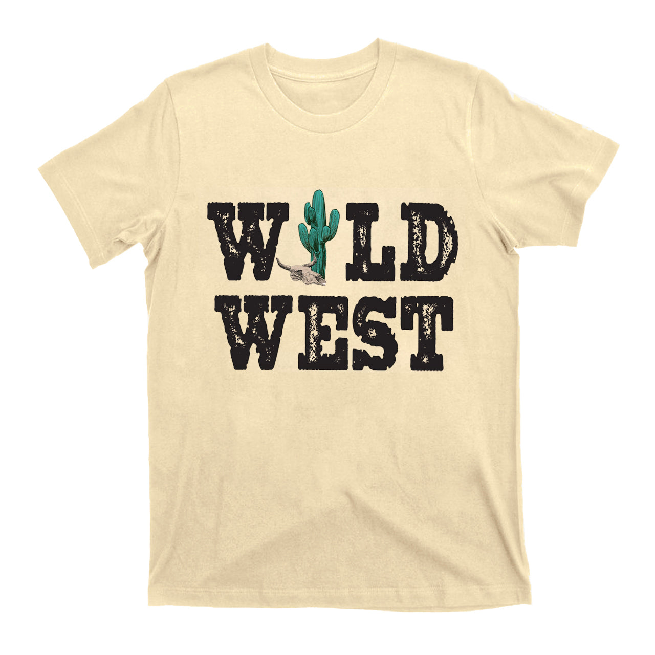 Wild West Cow Skull Cowbo T-Shirts