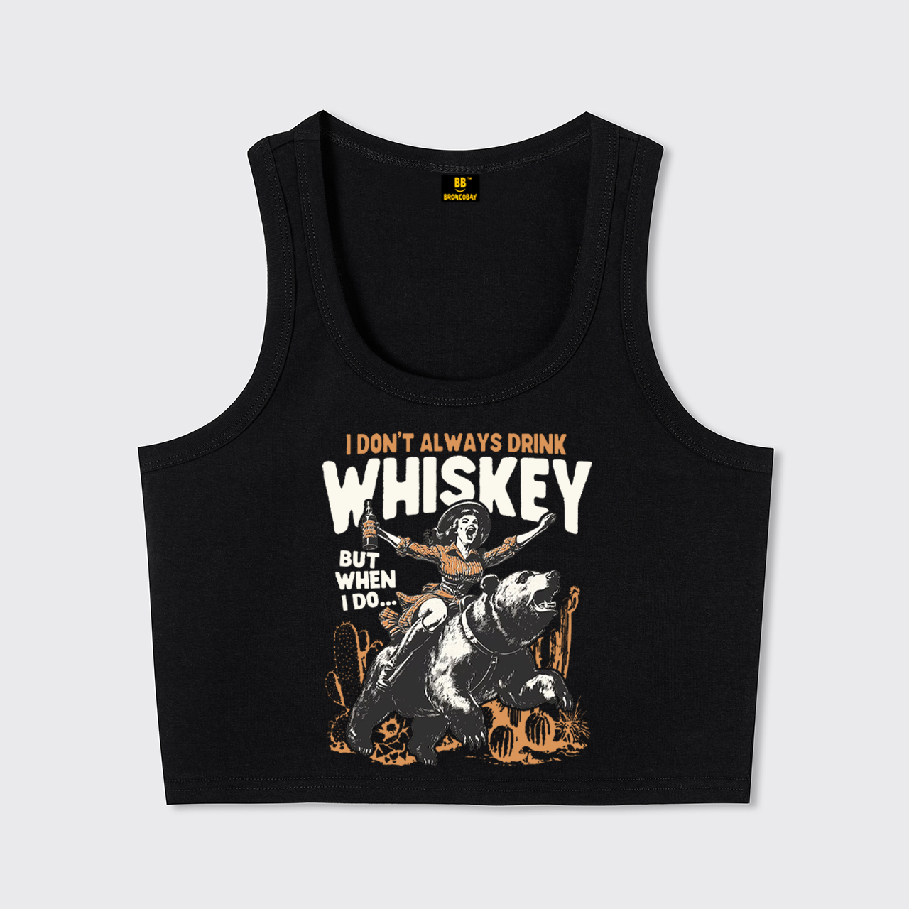 Funny Western Girl Whiskey Tank Top