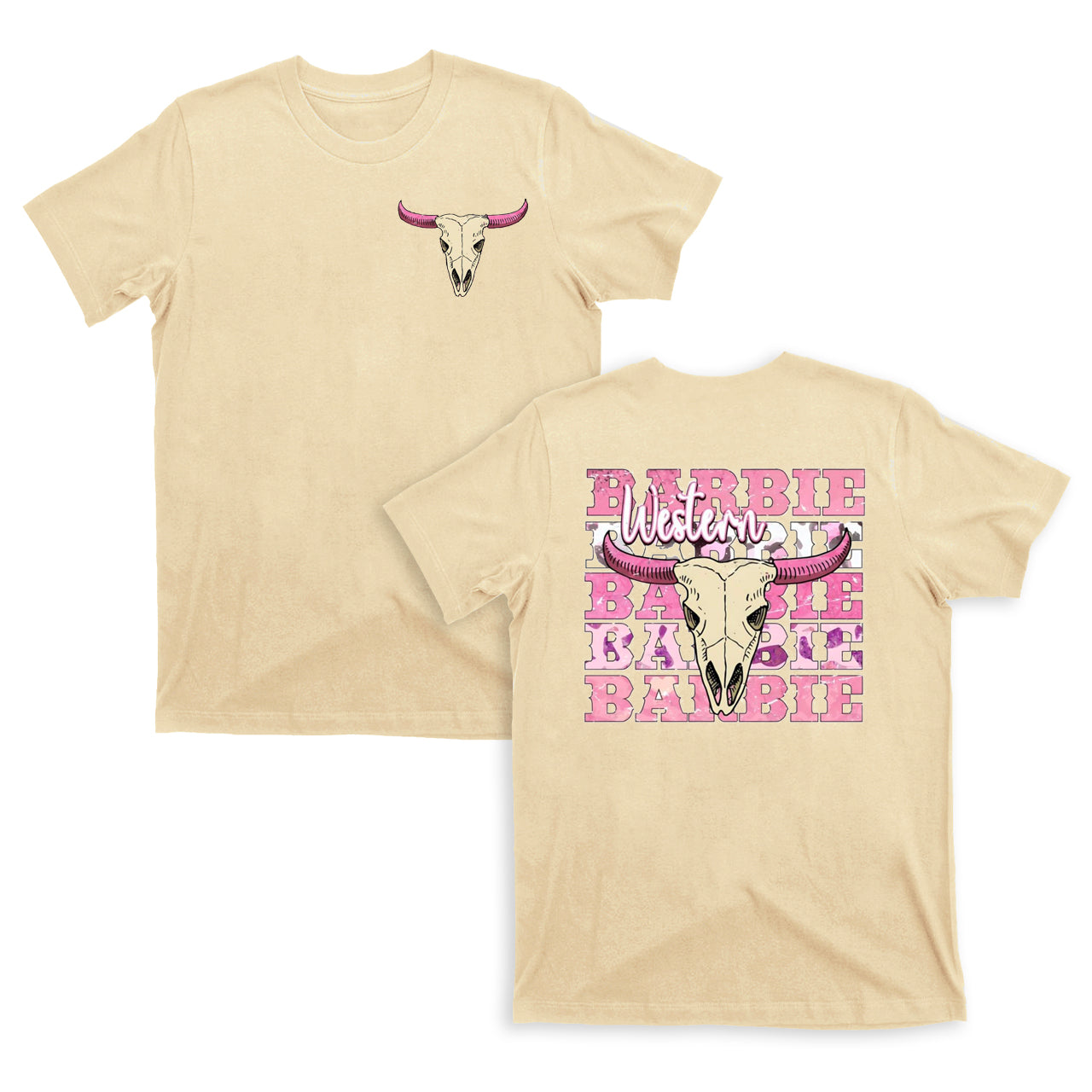 Barbie Cow Bull Cowgirl T-Shirts