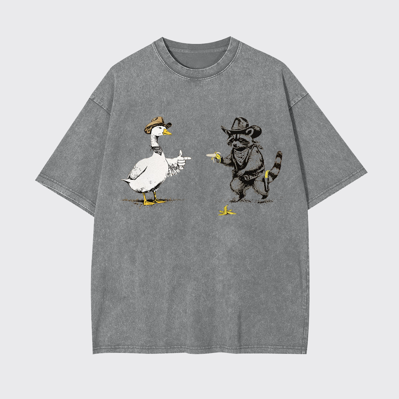 Meme Cowboy Goose Garment-dye Tees