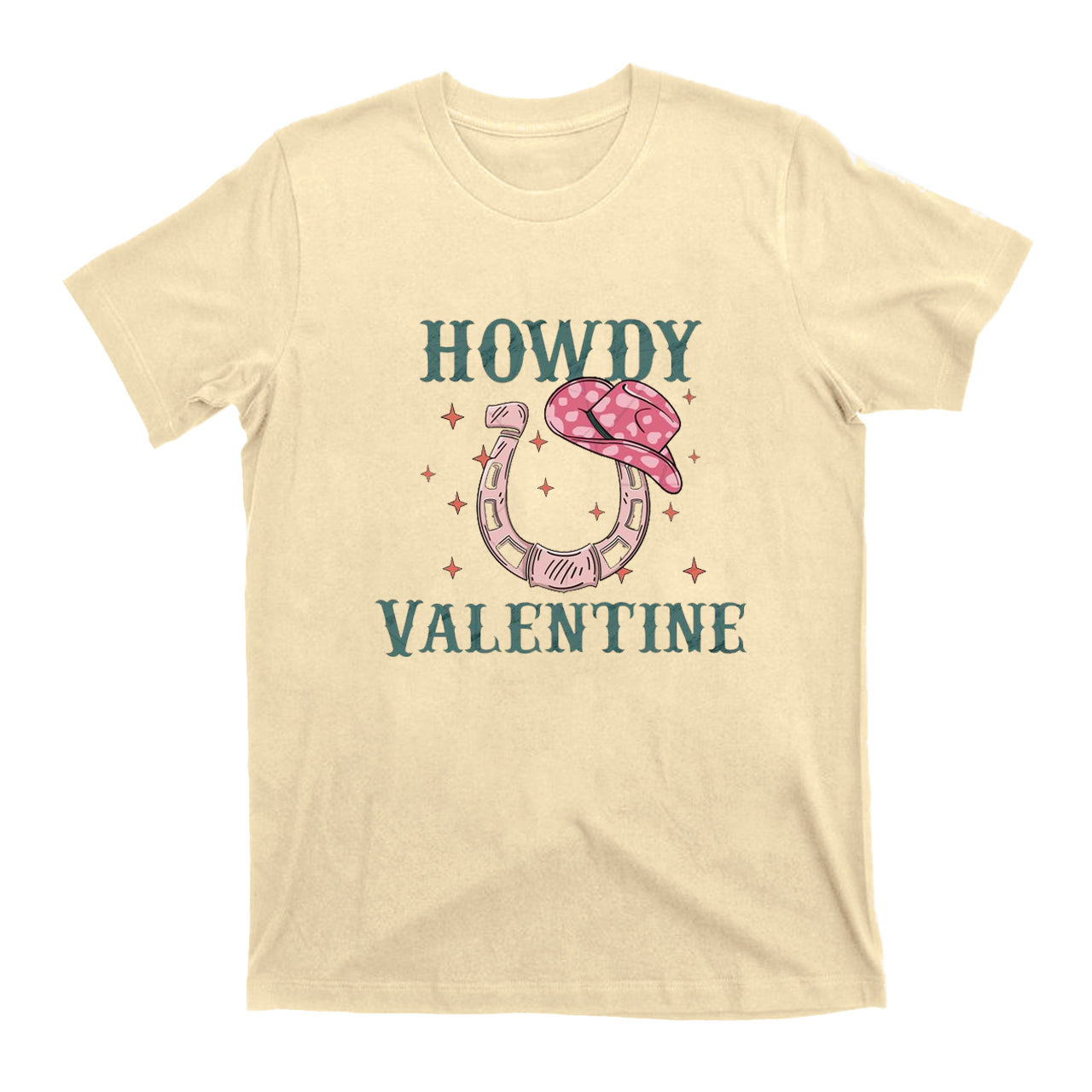 Howdy Valentines Fallen Horseshoe T-Shirts