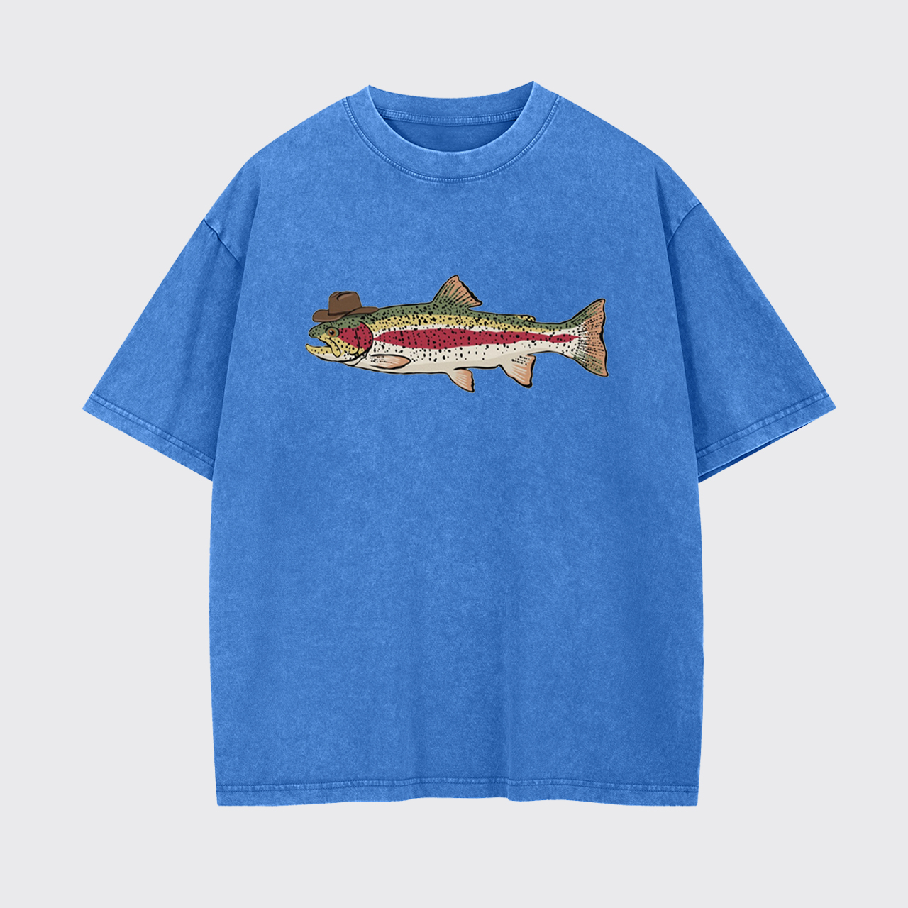 Cowboy Trout Western Fishing Garment-dye Tees