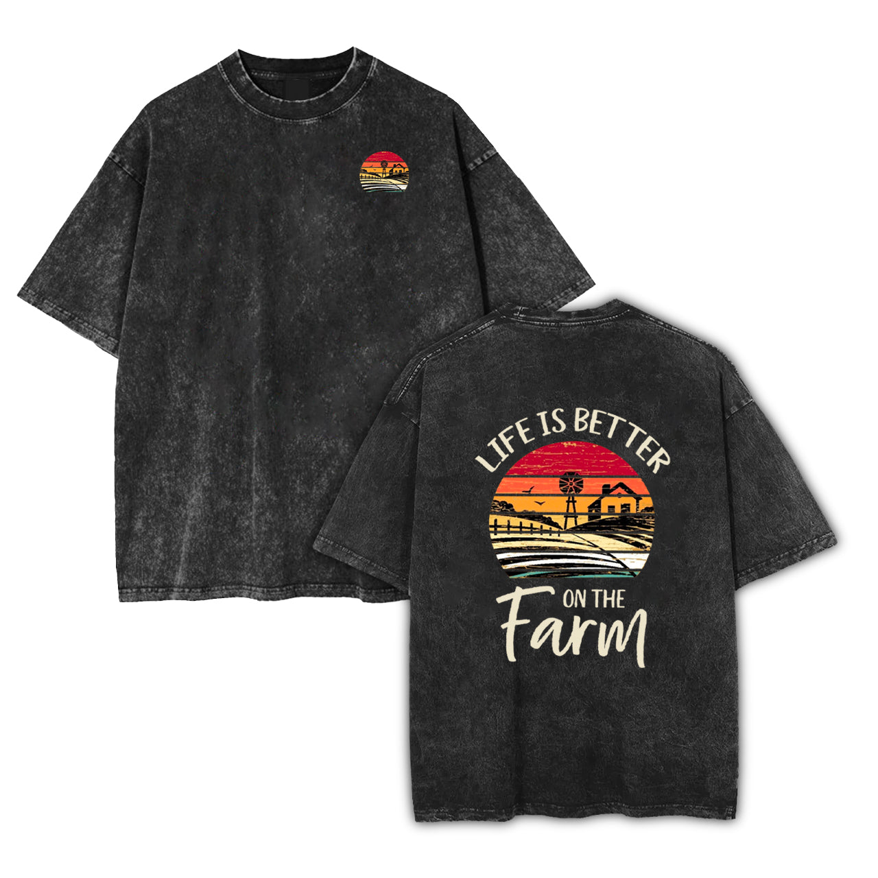 Life is Better On The Farm Garment-dye Tees