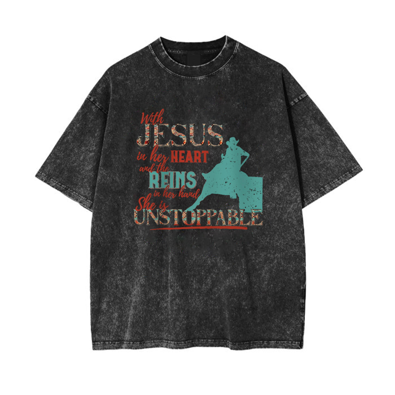 Christian Cowgirl is Unstoppable Garment-dye Tees