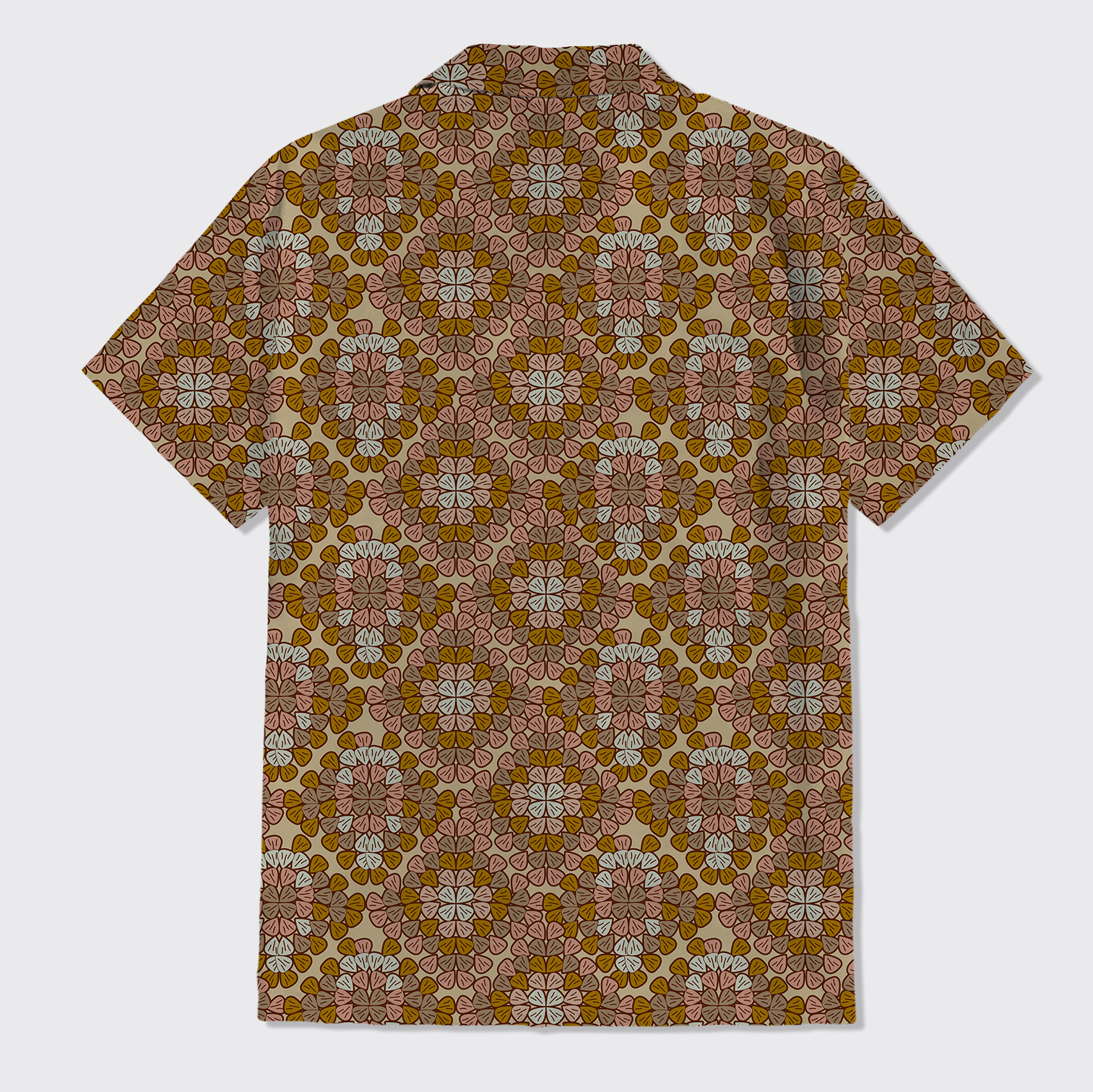 Bohemian Puzzle Button Up Shirts