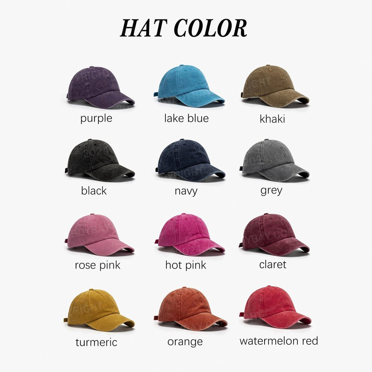 Cuntry Western Cowgirl Embroidery Washed Hat