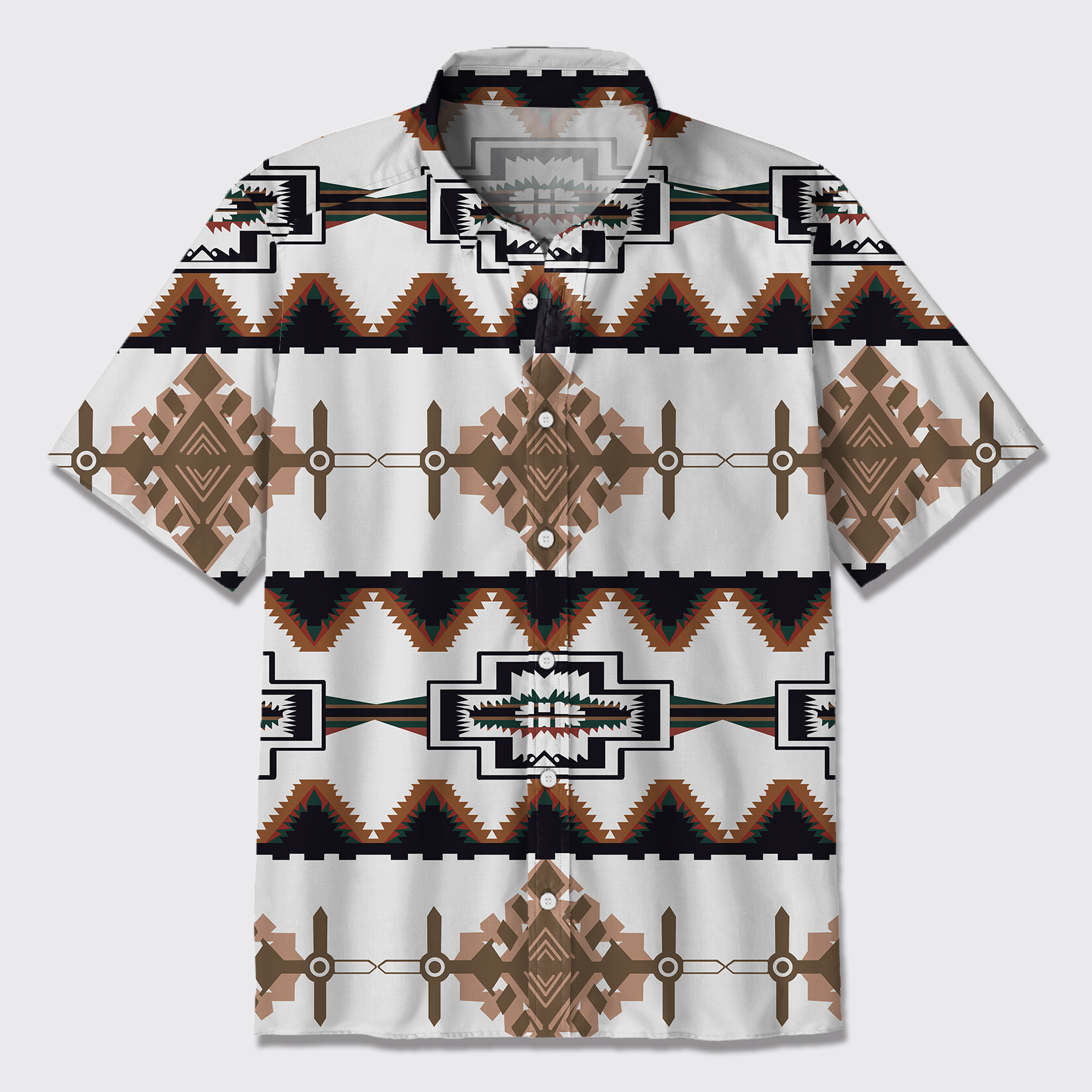 The Vintage Aztec Button Up Shirts