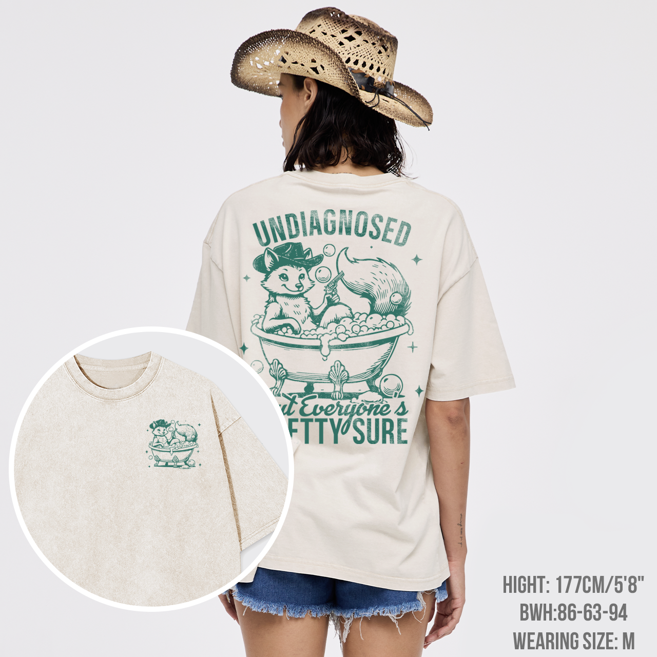 Undiagnosed But Everyone's Pretty Sure Garment-dye Tees