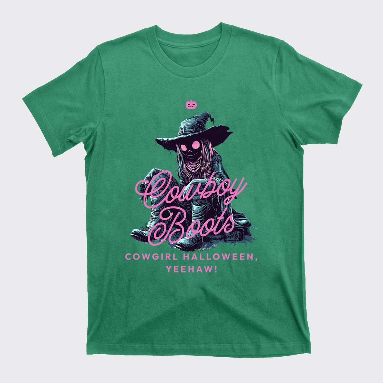 Spooky Western Cowgirl Halloween T-Shirts