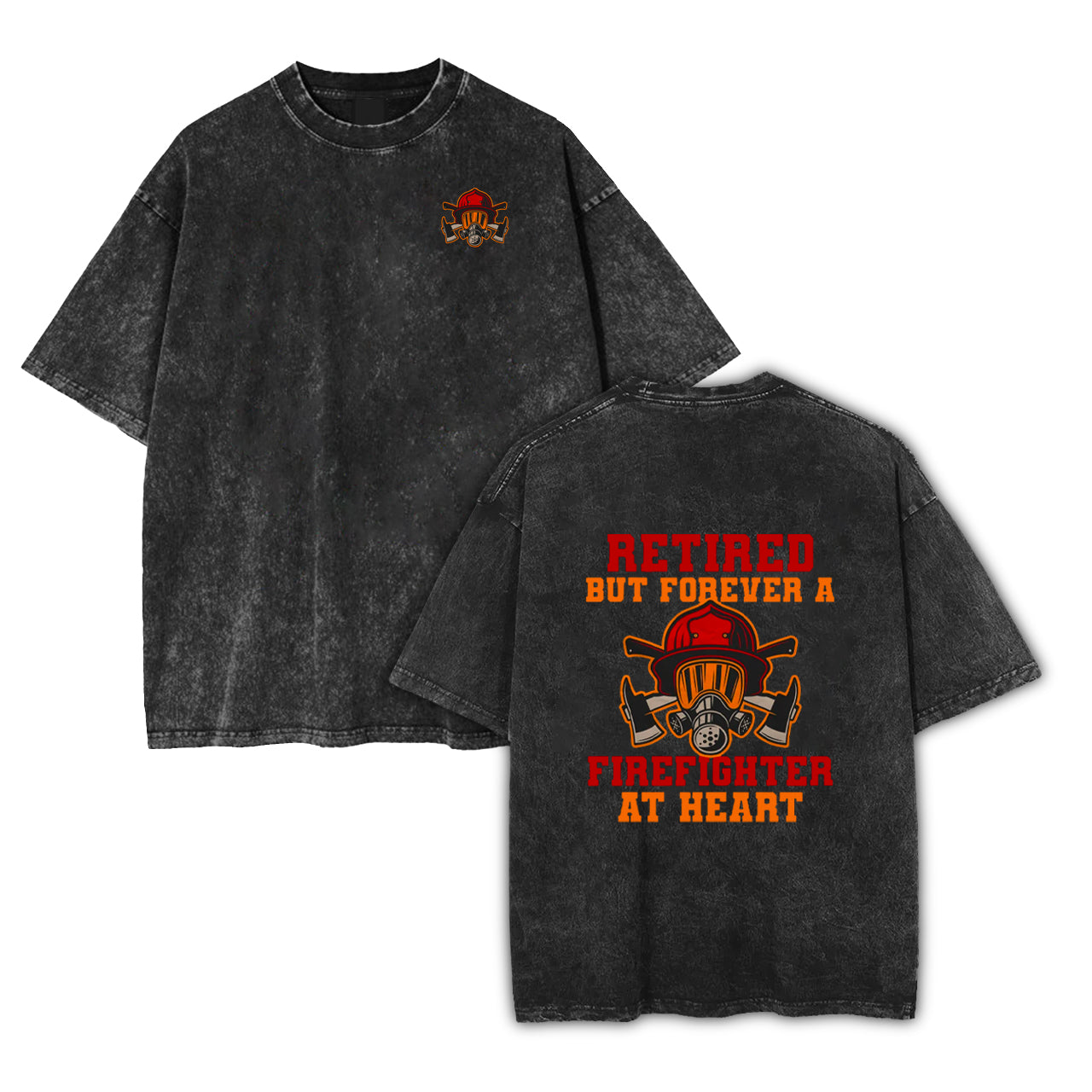 Retired Firefighter Garment-dye Tees