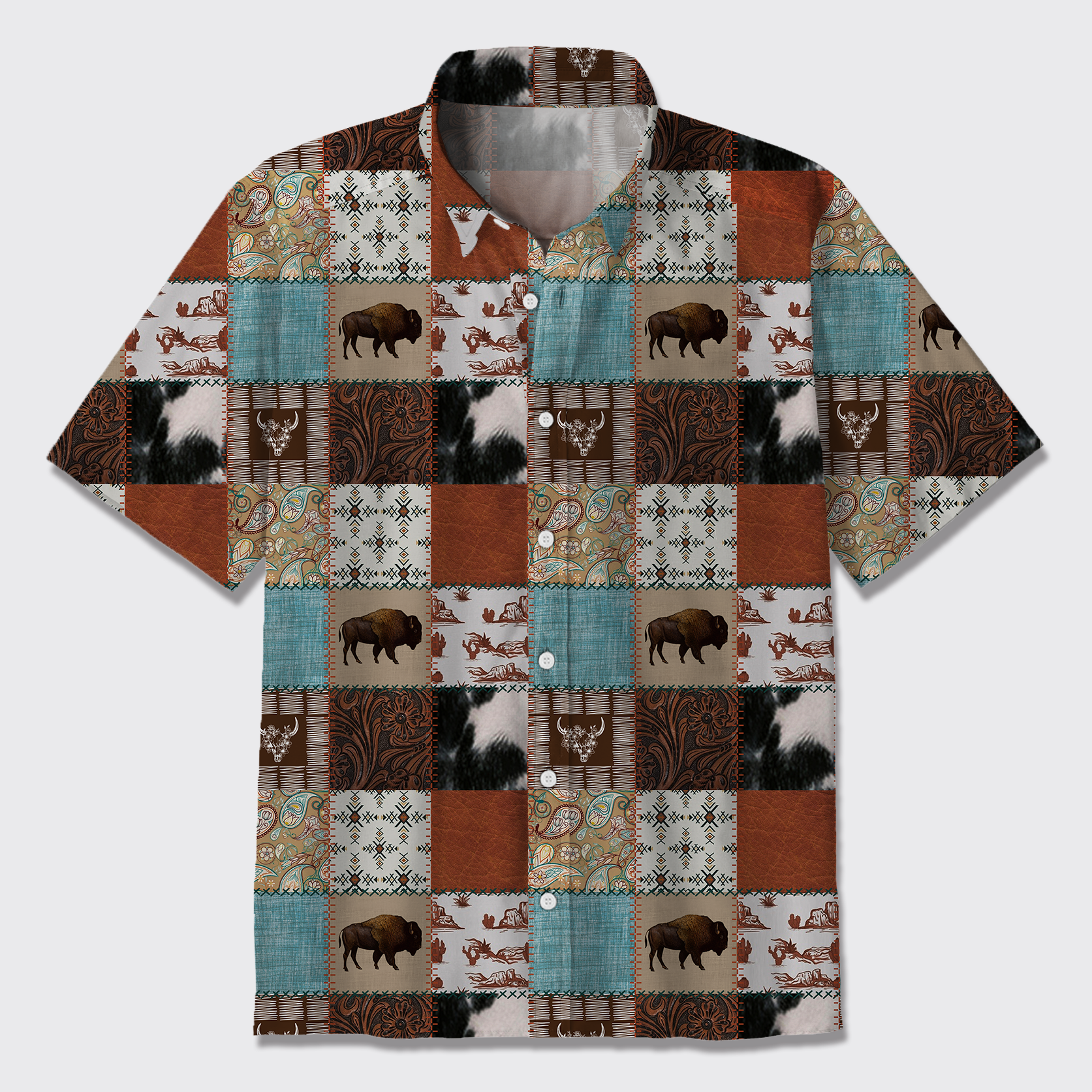 Western Container Button Up Shirts