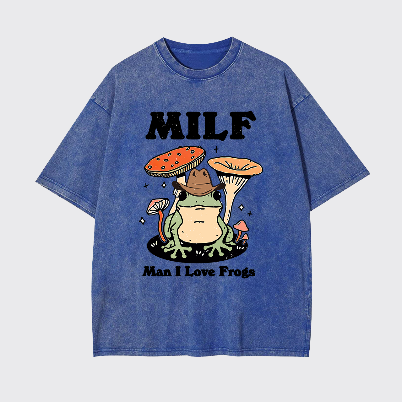 Funny MILF Froggy Garment-dye Tees