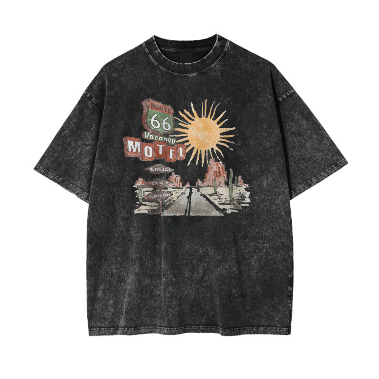 Route 66 Motel Garment-dye Tees