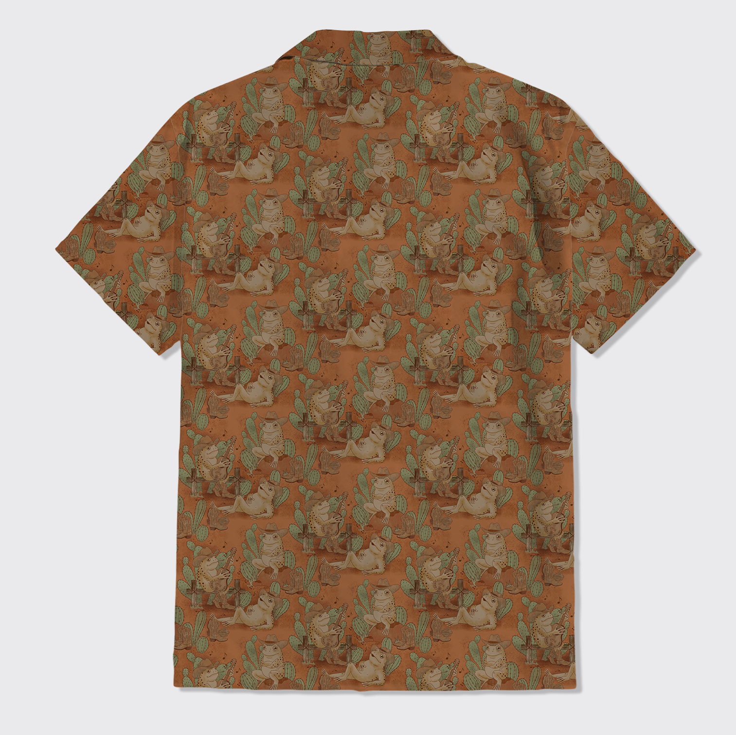 Cowboy Frog Button Up Shirts