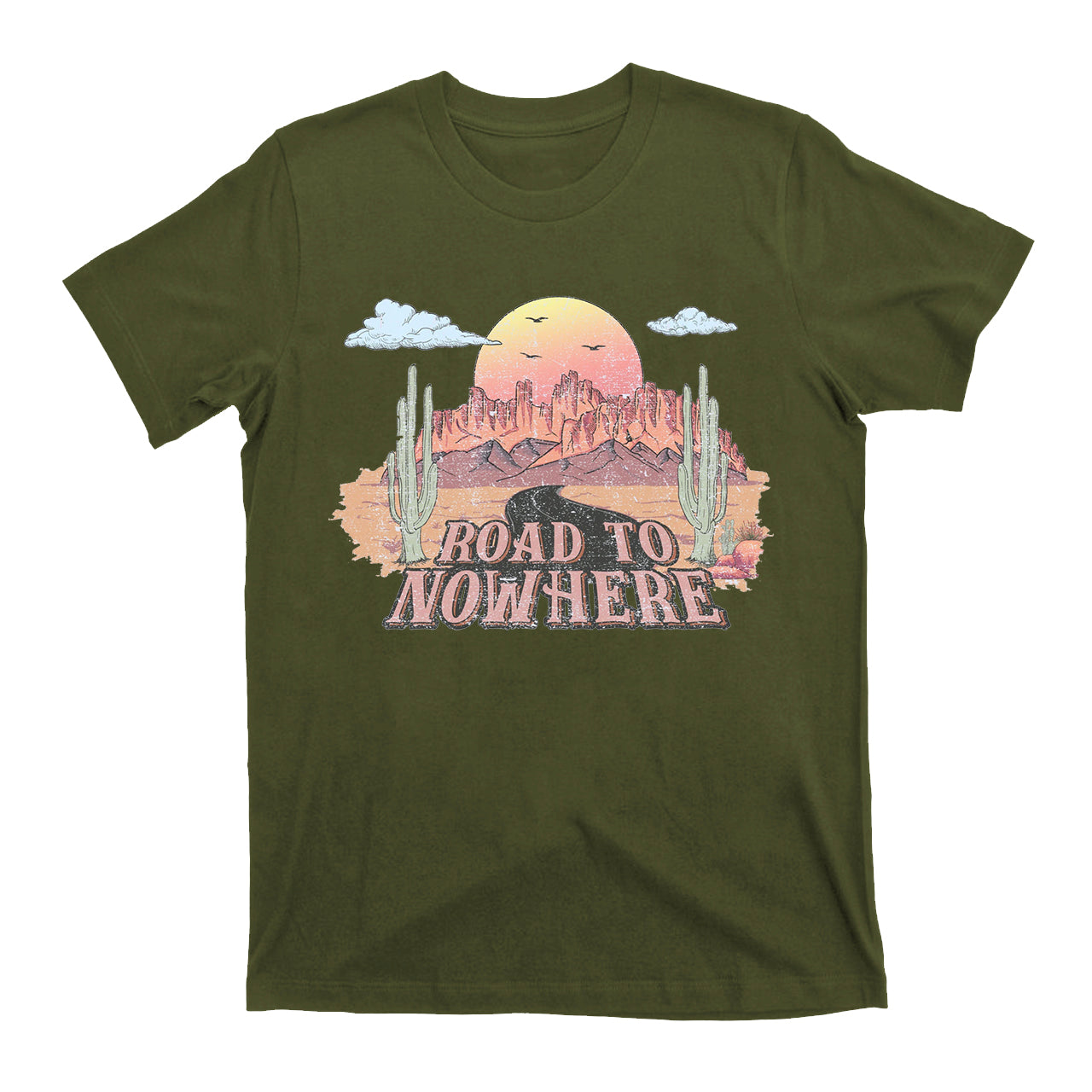 Desert Drifter Road To Nowhere T-Shirts