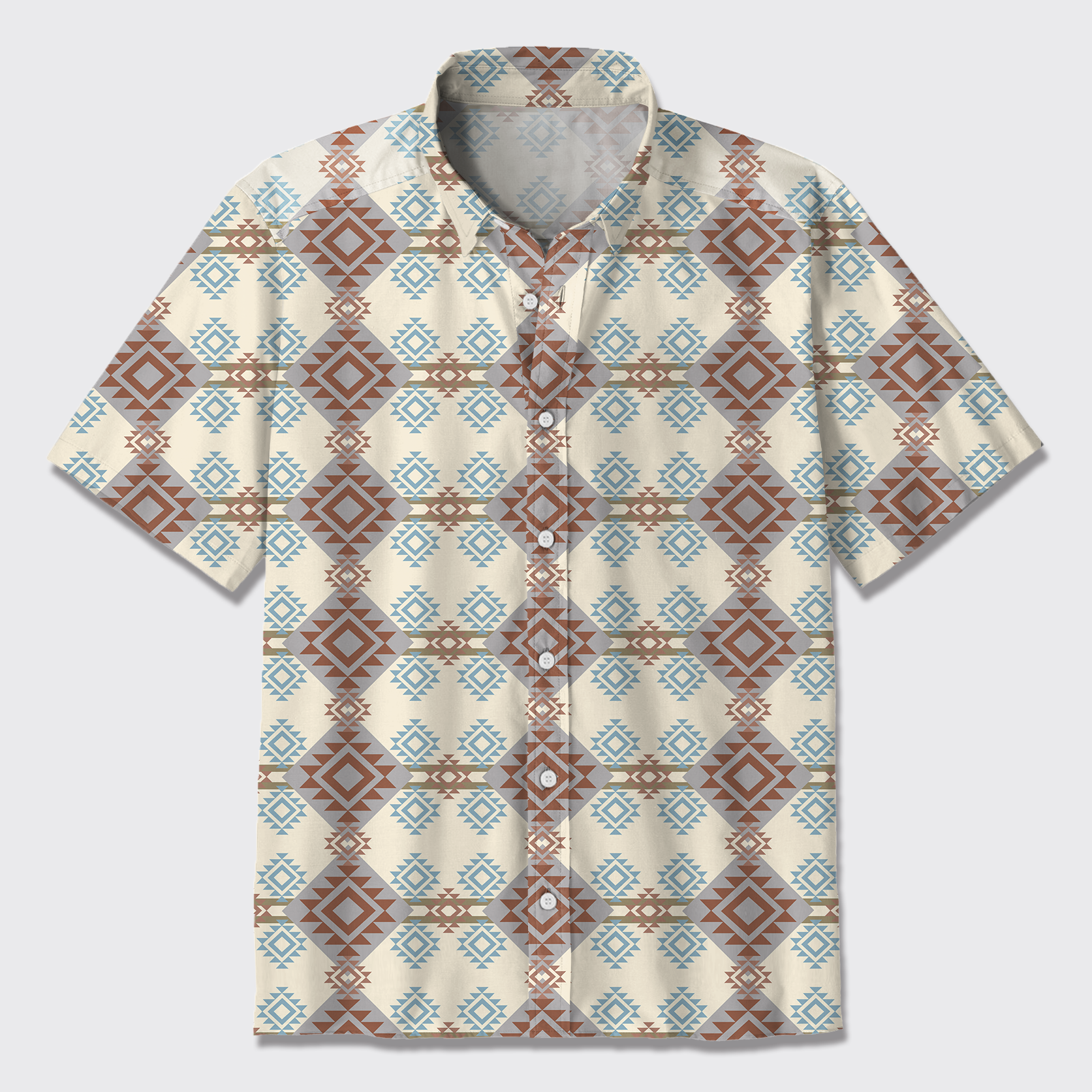 Western Pattern Button Up Shirts