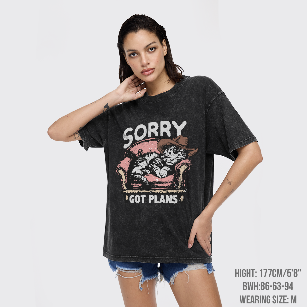 Sorry Got Plans Garment-dye Tees
