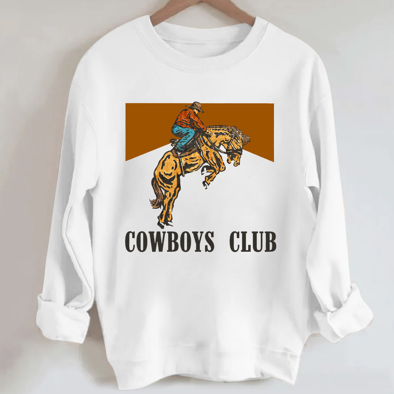 Welcome to Cowboys Club Bronco Crewneck Sweatshirt