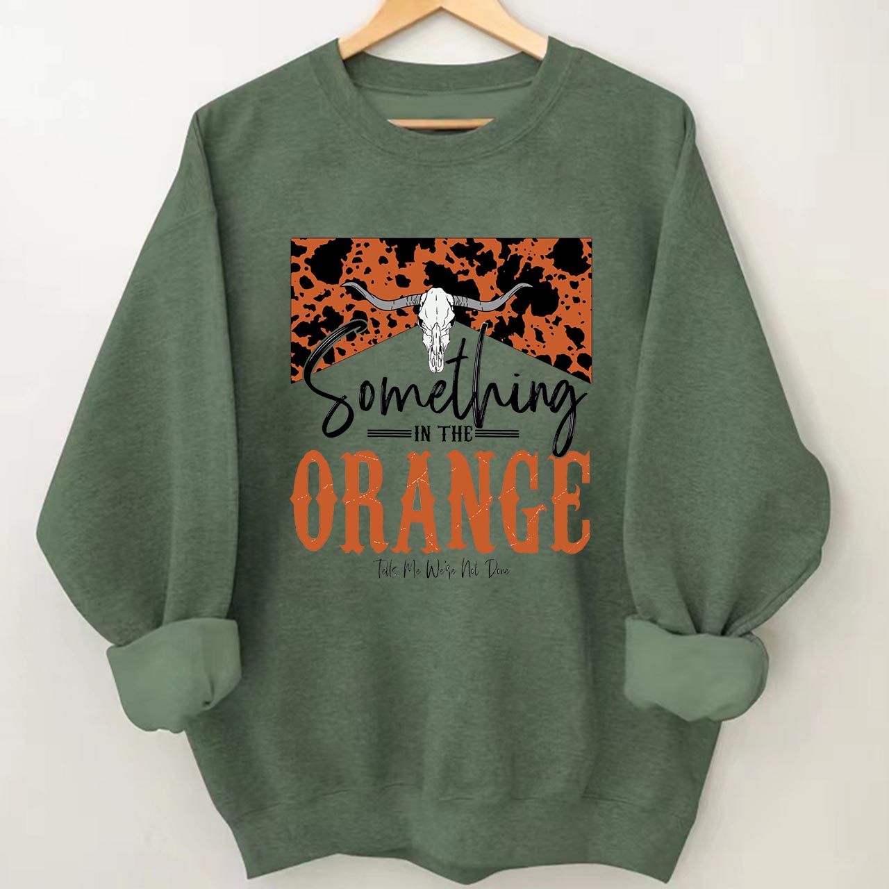 Something In The Orange Sweatshirt