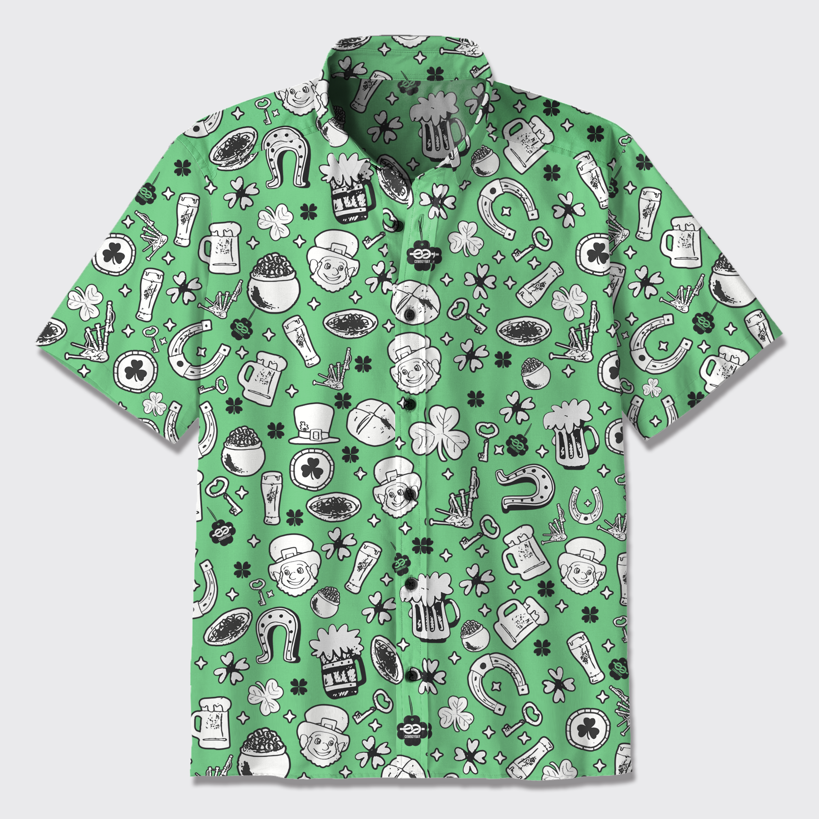 Funny St. Patrick Button Up Shirts