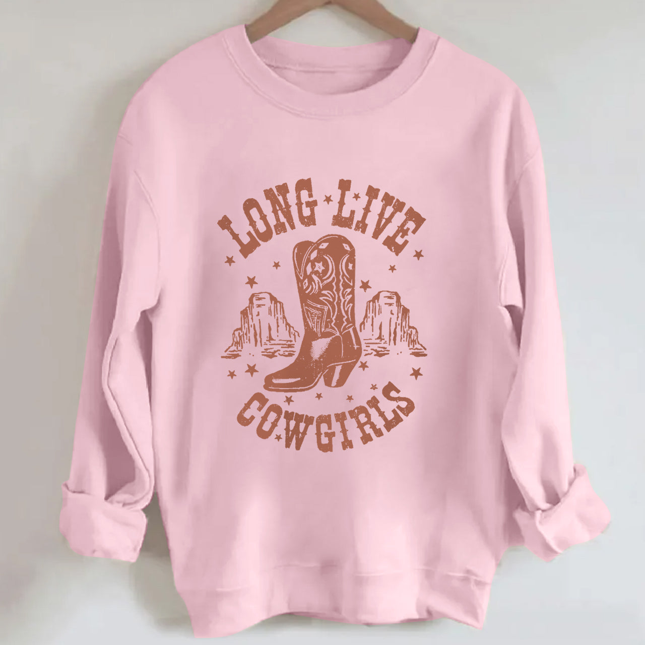 Cowgirl Western Long Lives Sweatshirt