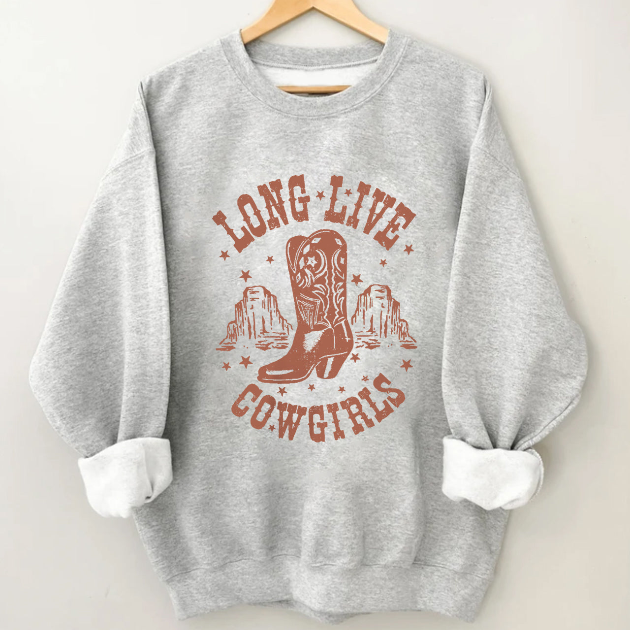 Cowgirl Western Long Lives Sweatshirt