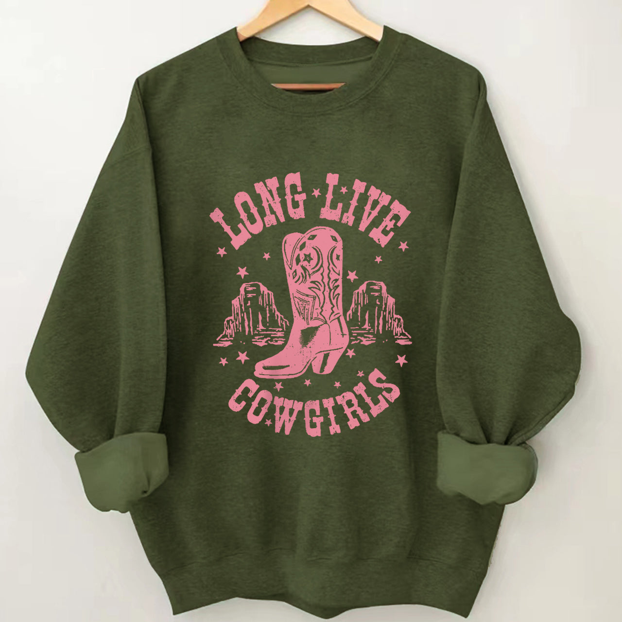 Cowgirl Western Long Lives Sweatshirt